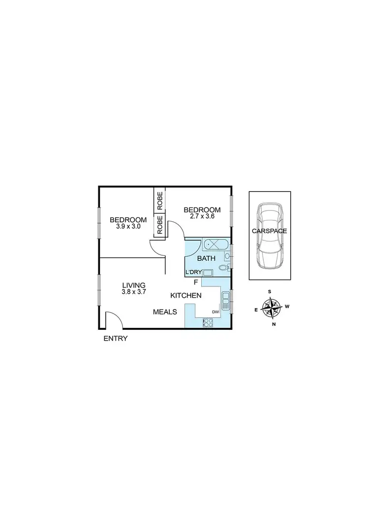 Floorplan of Homely apartment listing, 5/114 Normanby Avenue, Thornbury VIC 3071