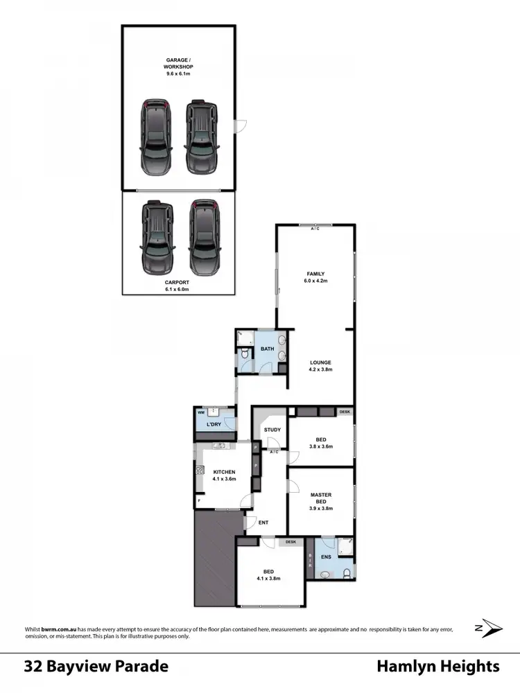 Floorplan of Homely house listing, 32 Bayview Parade, Hamlyn Heights VIC 3215