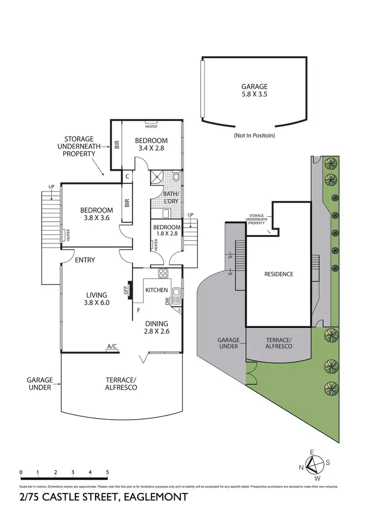 Floorplan of Homely unit listing, 2/75 Castle Street, Eaglemont VIC 3084