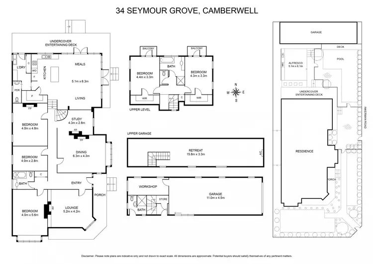 Floorplan of Homely house listing, 34 Seymour Grove, Camberwell VIC 3124