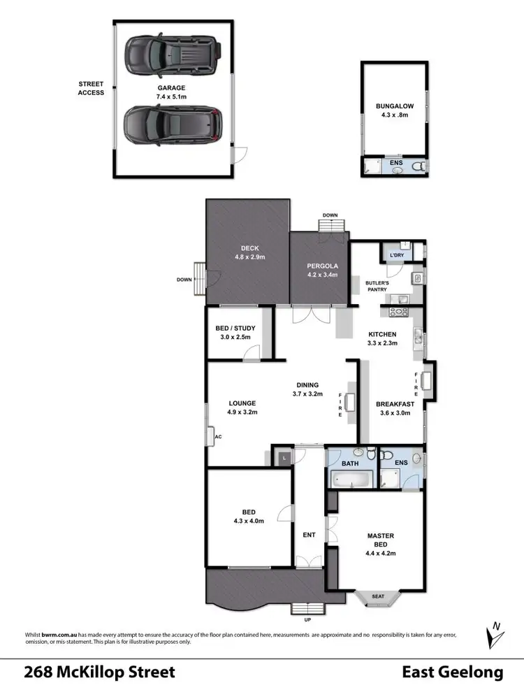 Floorplan of Homely house listing, 268 McKillop Street, East Geelong VIC 3219