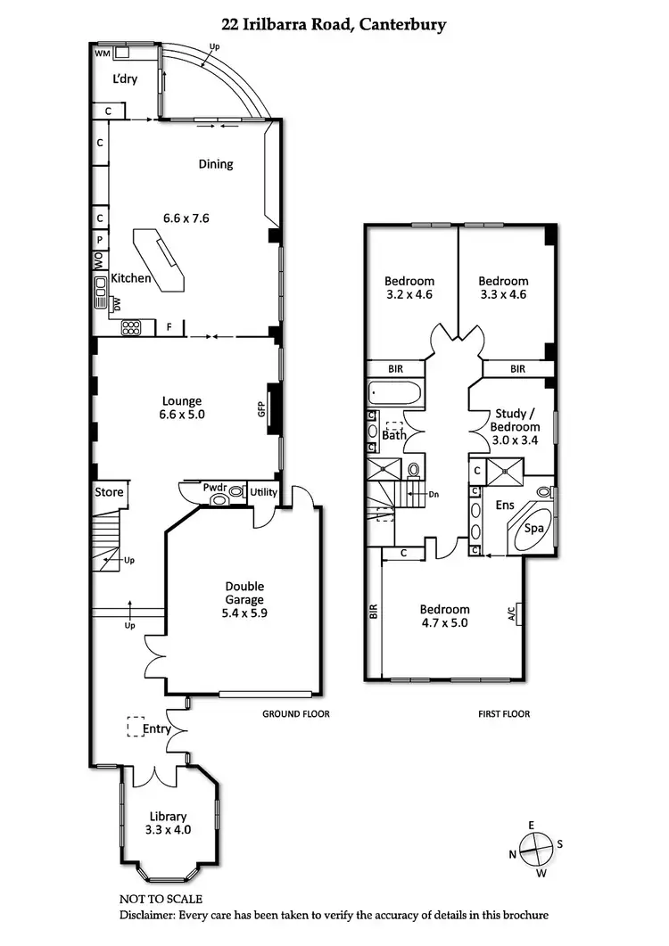 Floorplan of Homely townhouse listing, 22 Irilbarra Road, Canterbury VIC 3126