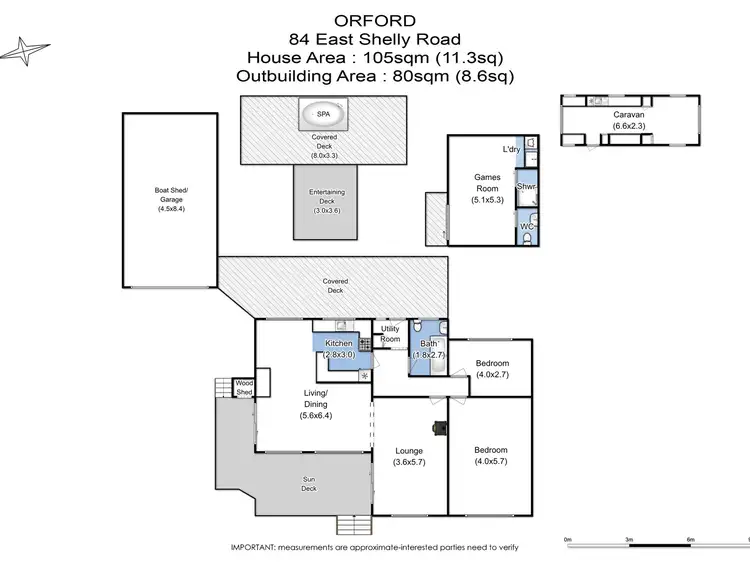 Floorplan of Homely house listing, 84 East Shelly Road, Orford TAS 7190