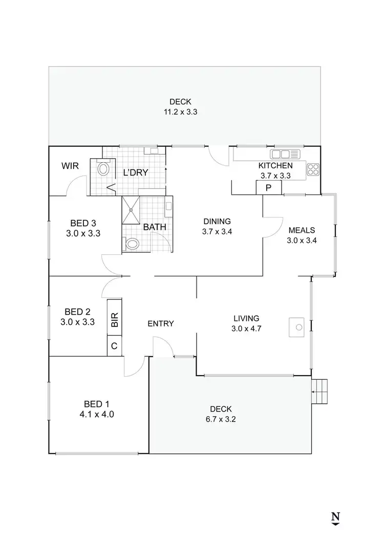 Floorplan of Homely house listing, 16 Bridge Street, Pyalong VIC 3521