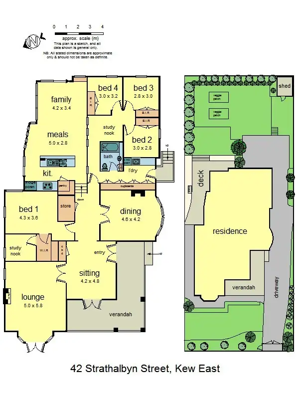 Floorplan of Homely house listing, 42 Strathalbyn Street, Kew East VIC 3102