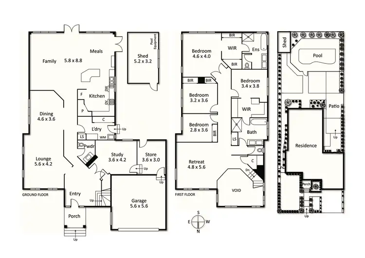 Floorplan of Homely house listing, 6 Denton Street, Brighton East VIC 3187