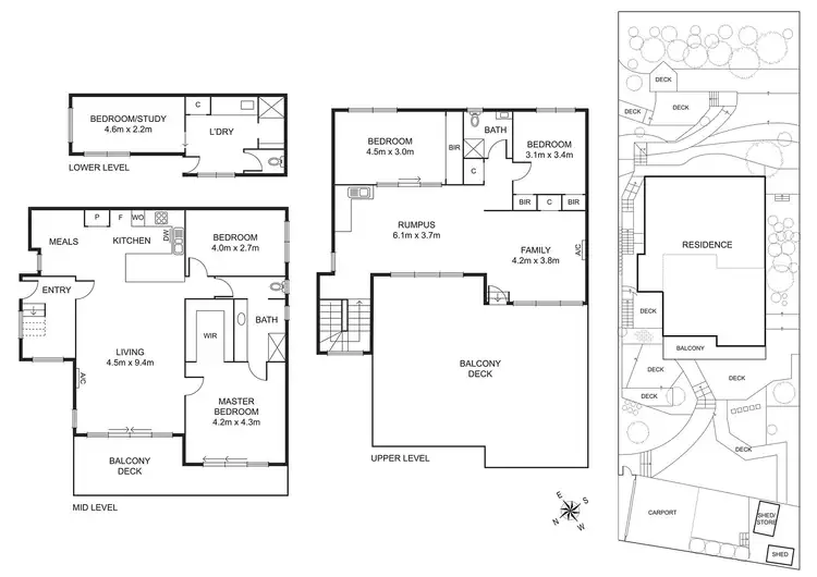 Floorplan of Homely house listing, 1 Fernery Lane, Frankston VIC 3199