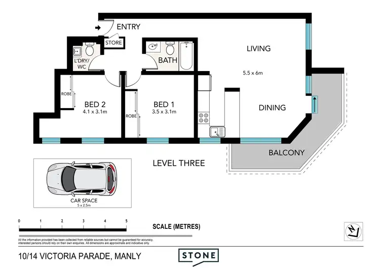 Floorplan of Homely apartment listing, 10/14 Victoria Pde, Manly NSW 2095