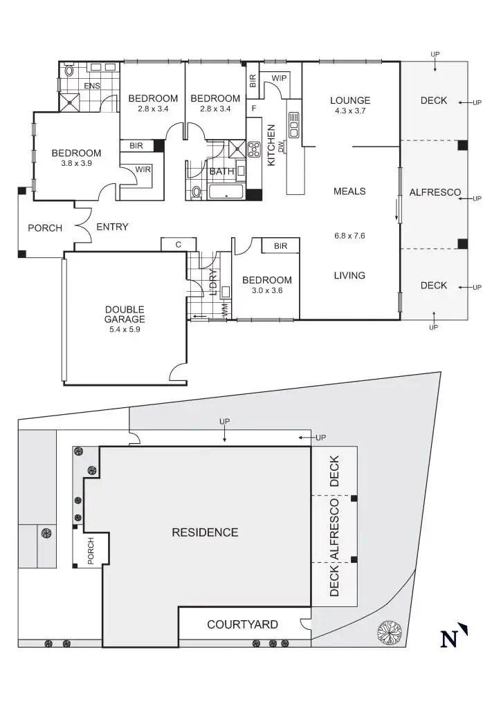 Floorplan of Homely house listing, 6 Ambridge Street, Mernda VIC 3754