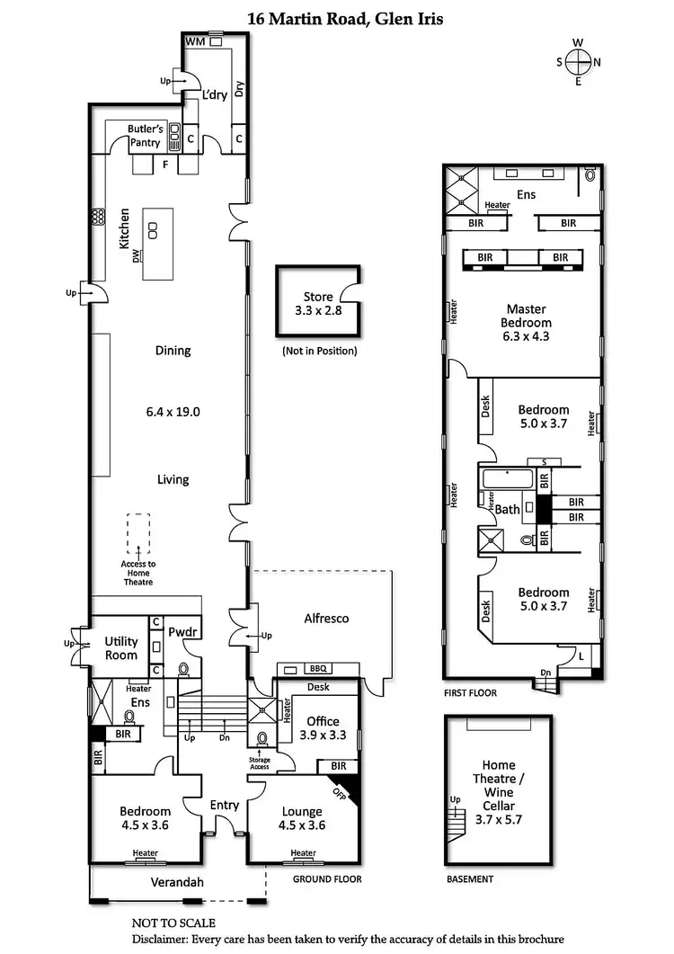 Floorplan of Homely house listing, 16 Martin Road, Glen Iris VIC 3146