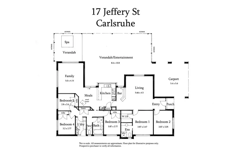 Floorplan of Homely house listing, 17 Jeffery Street, Carlsruhe VIC 3442