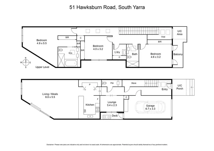 Floorplan of Homely house listing, 51 Hawksburn Road, South Yarra VIC 3141