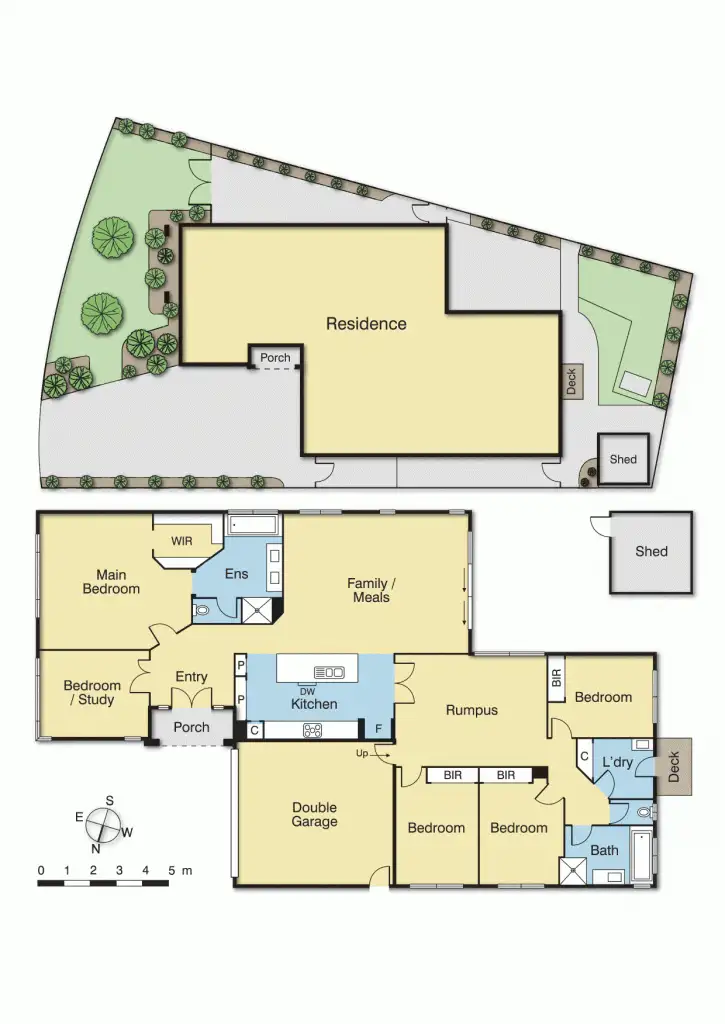 Floorplan of Homely house listing, 8 Rowell Drive, Mernda VIC 3754