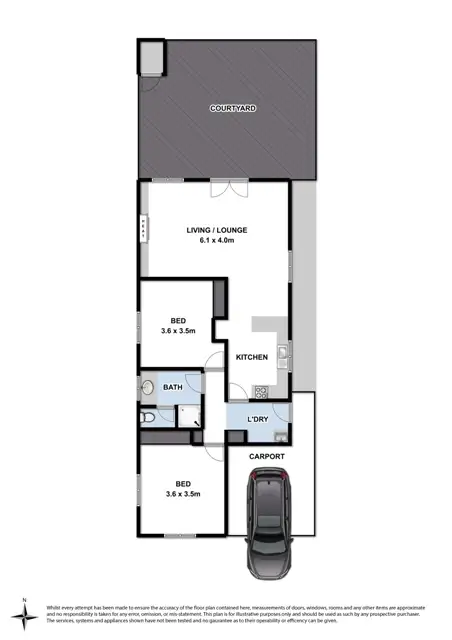 Floorplan of Homely unit listing, 2D Stinton Avenue, Newtown VIC 3220