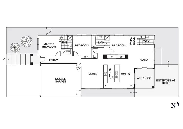 Floorplan of Homely house listing, 7 Clancy Way, Doreen VIC 3754