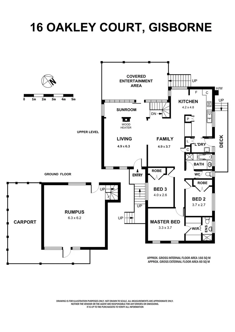 Floorplan of Homely house listing, 16 Oakley Court, Gisborne VIC 3437
