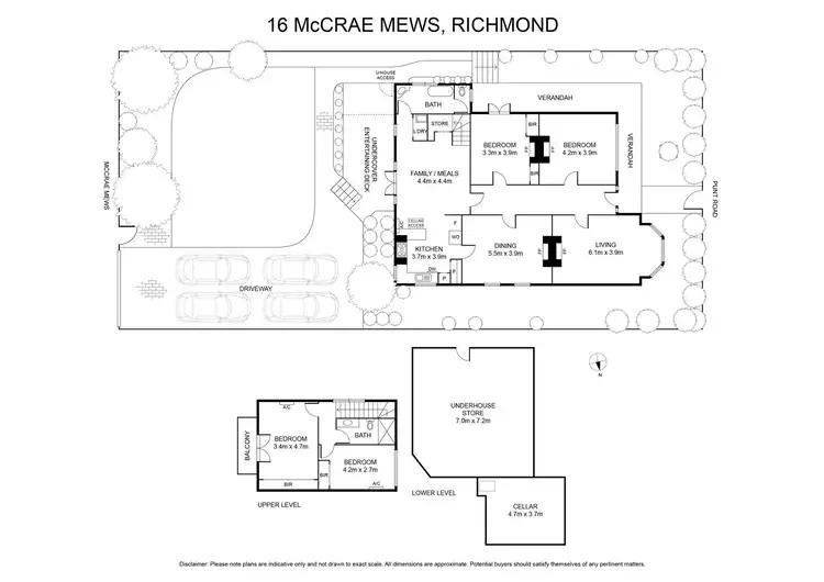 Floorplan of Homely house listing, 16 McCrae Mews, Richmond VIC 3121