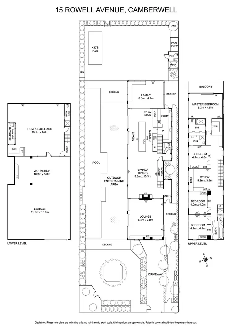 Floorplan of Homely house listing, 15 Rowell Avenue, Camberwell VIC 3124
