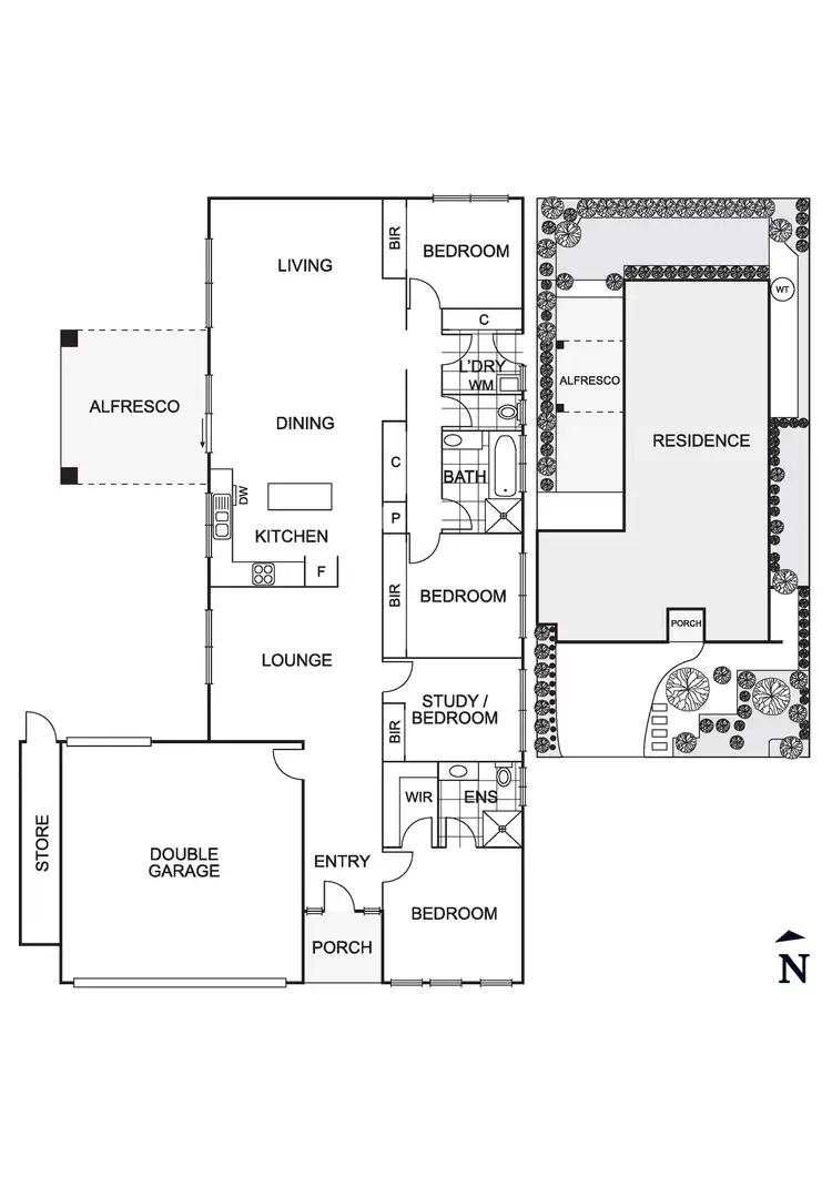 Floorplan of Homely house listing, 19 Nancarrow Drive, Doreen VIC 3754