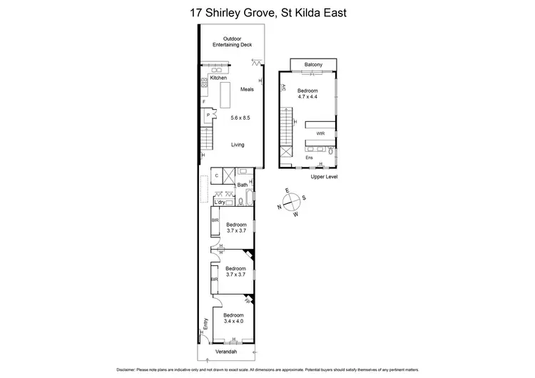 Floorplan of Homely house listing, 17 Shirley Grove, St Kilda East VIC 3183
