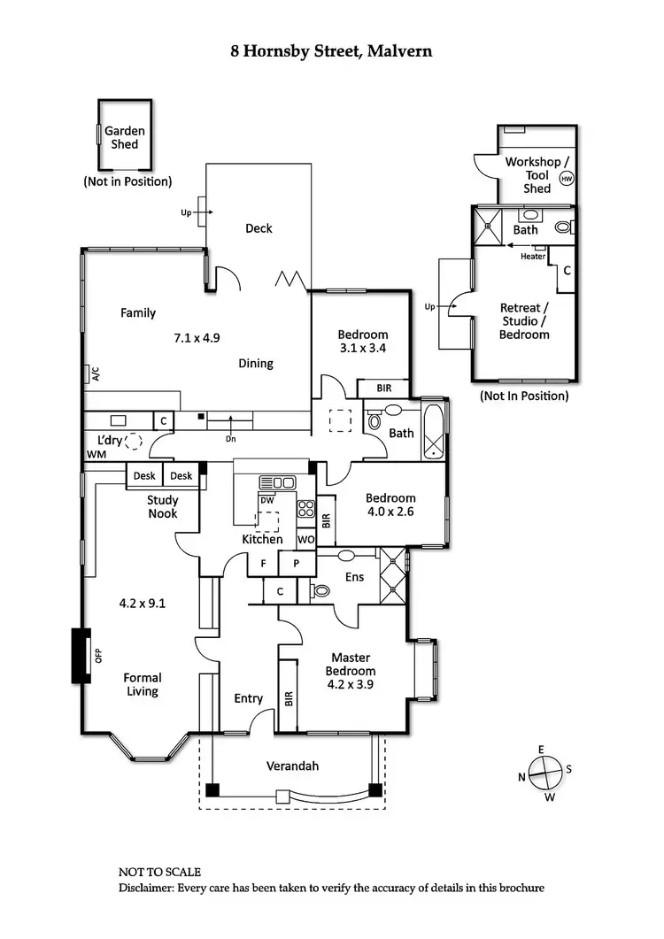 Floorplan of Homely house listing, 8 Hornsby Street, Malvern VIC 3144