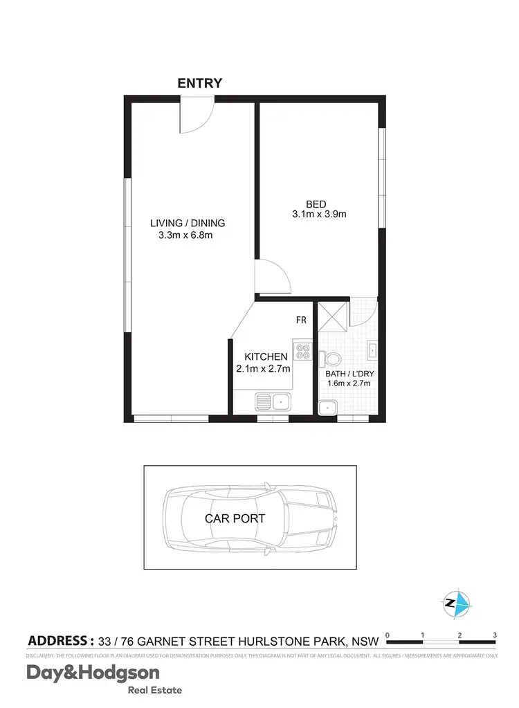 Floorplan of Homely apartment listing, 33/76 Garnet Street, Hurlstone Park NSW 2193