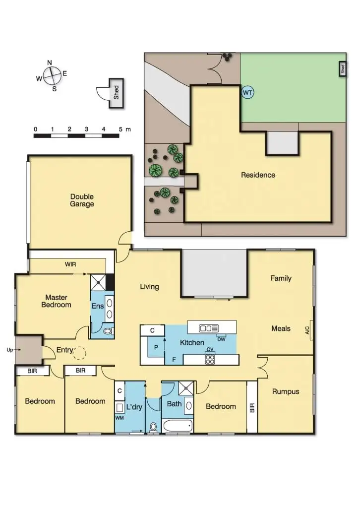 Floorplan of Homely house listing, 5 Refuge Place, Doreen VIC 3754