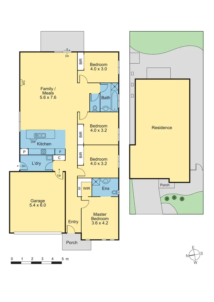 Floorplan of Homely house listing, 34 Dunraven Crescent, Doreen VIC 3754