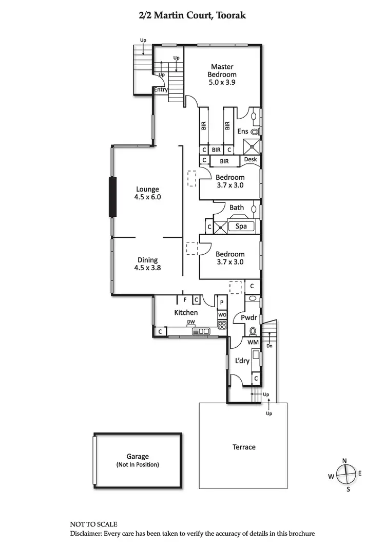 Floorplan of Homely apartment listing, 2/2 Martin Court, Toorak VIC 3142