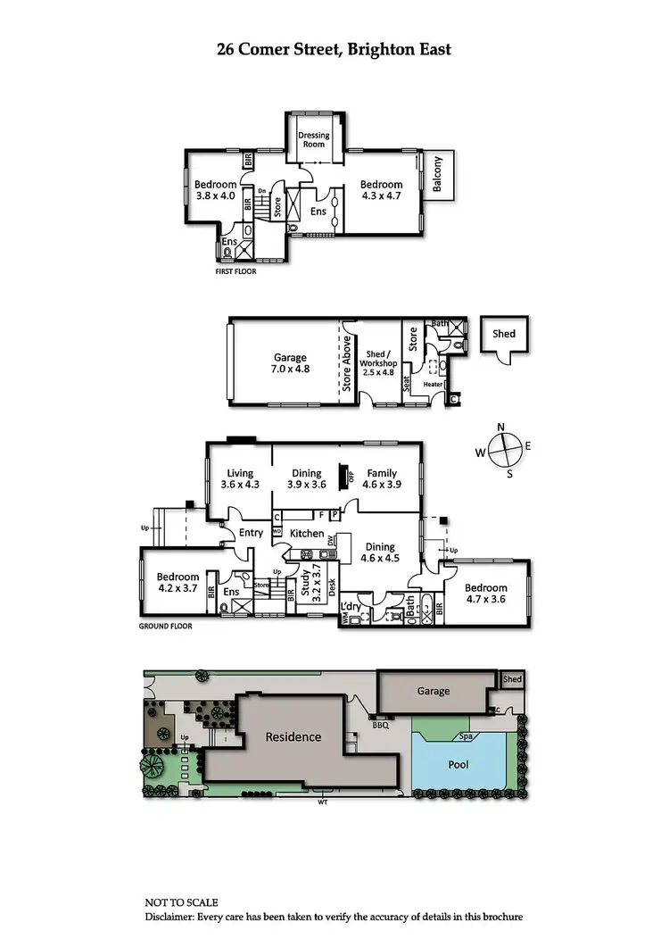 Floorplan of Homely house listing, 26 Comer Street, Brighton East VIC 3187