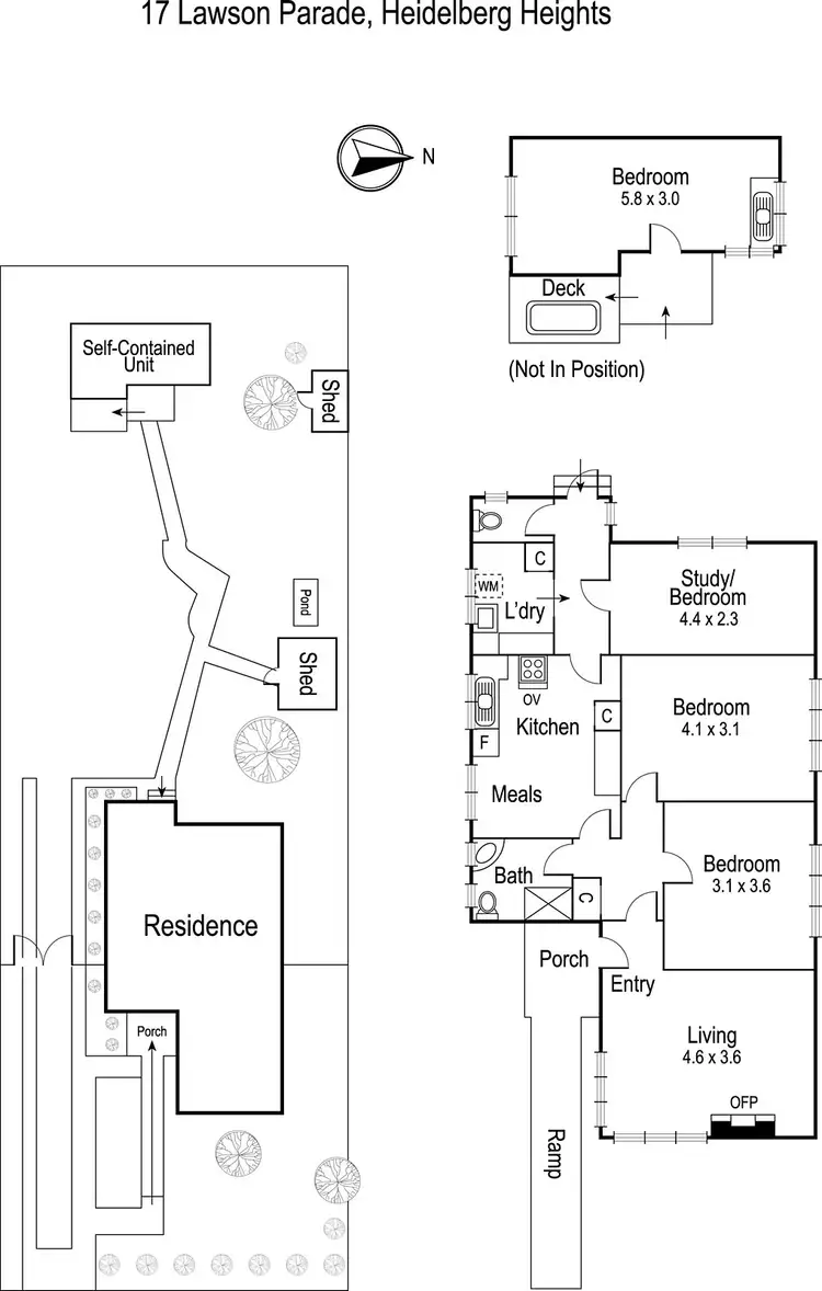 Floorplan of Homely house listing, 17 Lawson Parade, Heidelberg Heights VIC 3081