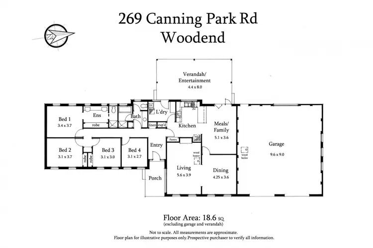 Floorplan of Homely house listing, 269 Canning Park Road, Woodend VIC 3442