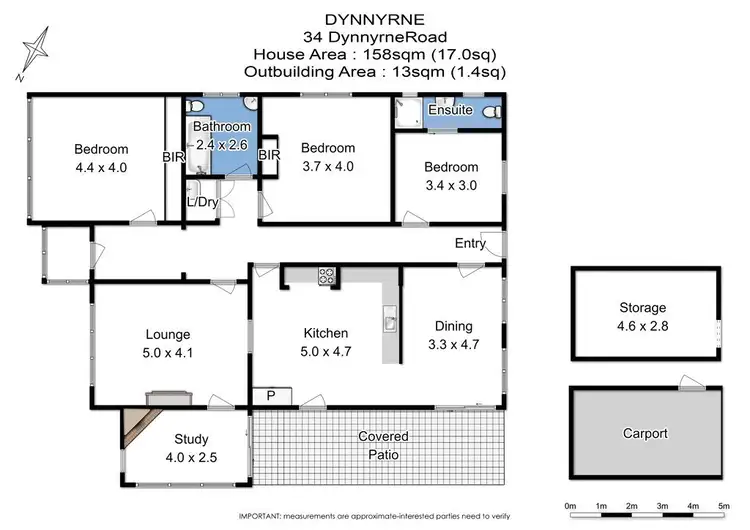 Floorplan of Homely house listing, 34 Dynnyrne Road, Dynnyrne TAS 7005