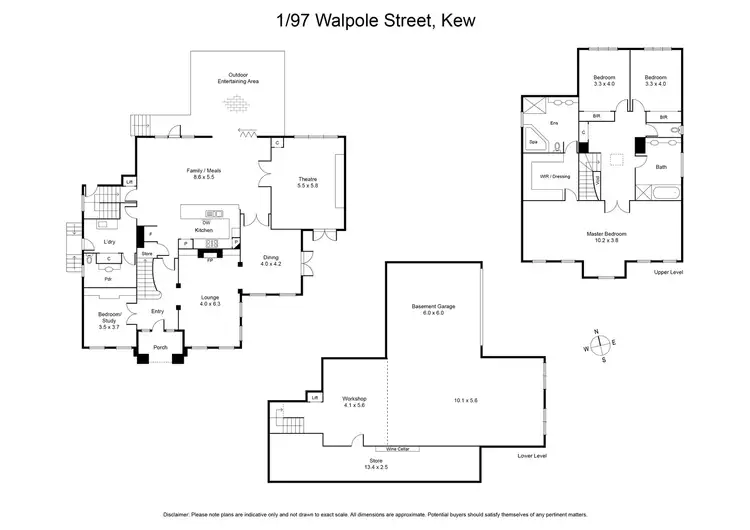 Floorplan of Homely house listing, 1/97 Walpole Street, Kew VIC 3101