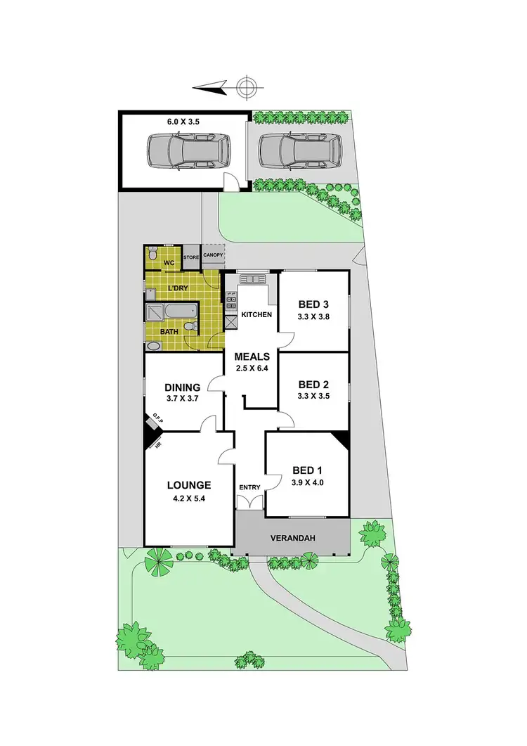 Floorplan of Homely house listing, 446 St Georges Road, Thornbury VIC 3071