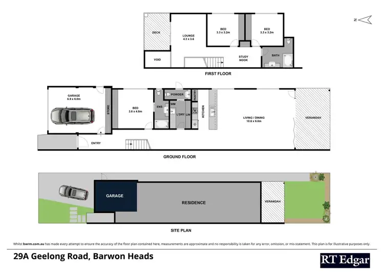 Floorplan of Homely townhouse listing, 29A Geelong Road, Barwon Heads VIC 3227