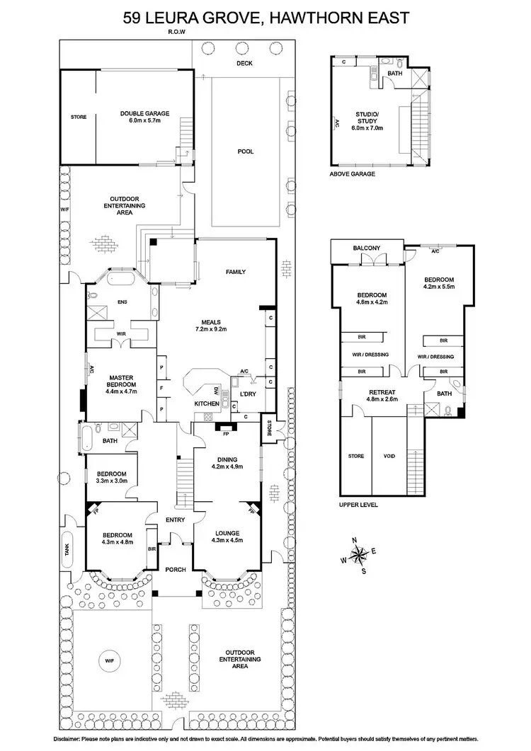Floorplan of Homely house listing, 59 Leura Grove, Hawthorn East VIC 3123