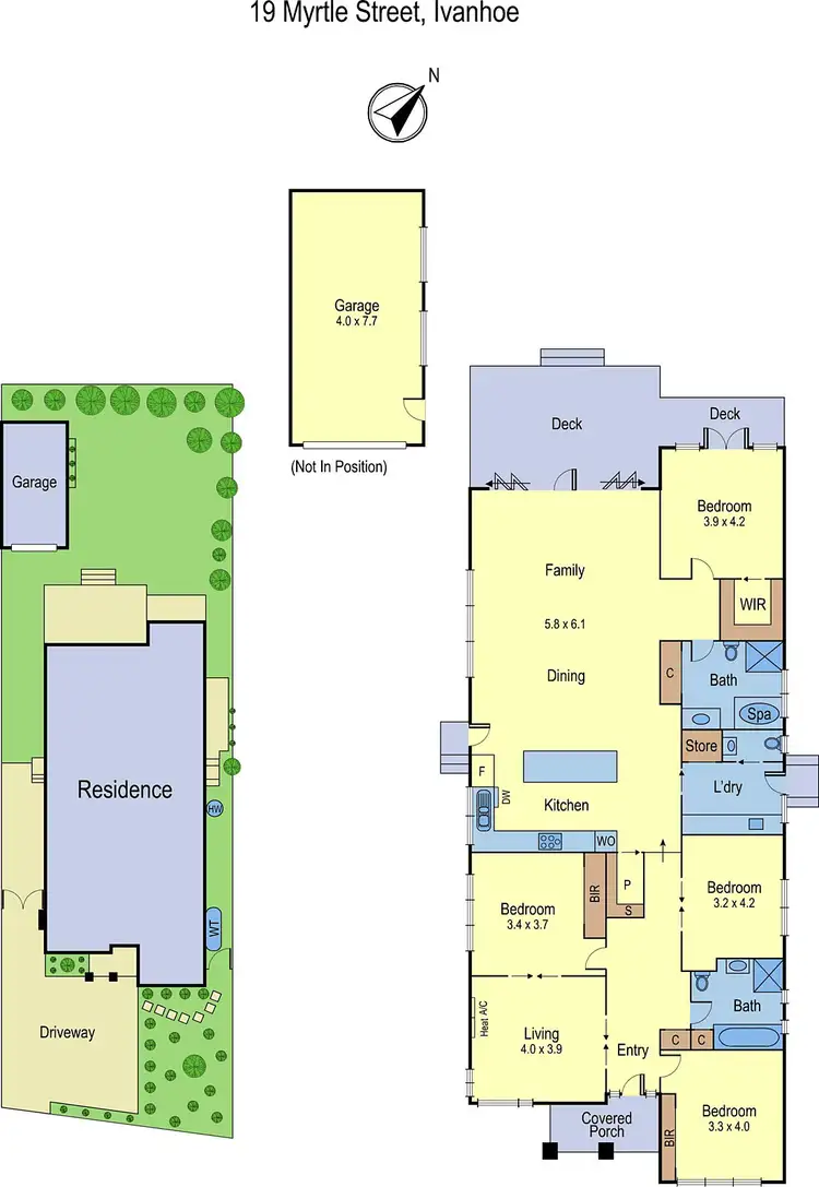Floorplan of Homely house listing, 19 Myrtle Street, Ivanhoe VIC 3079
