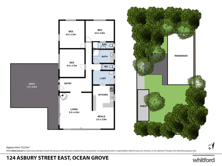 Floorplan of Homely house listing, 124 Asbury Street East, Ocean Grove VIC 3226