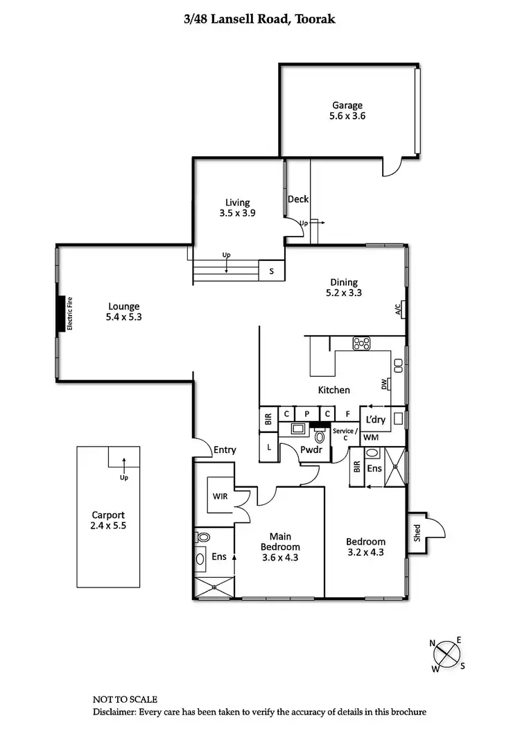 Floorplan of Homely apartment listing, 3/48 Lansell Road, Toorak VIC 3142