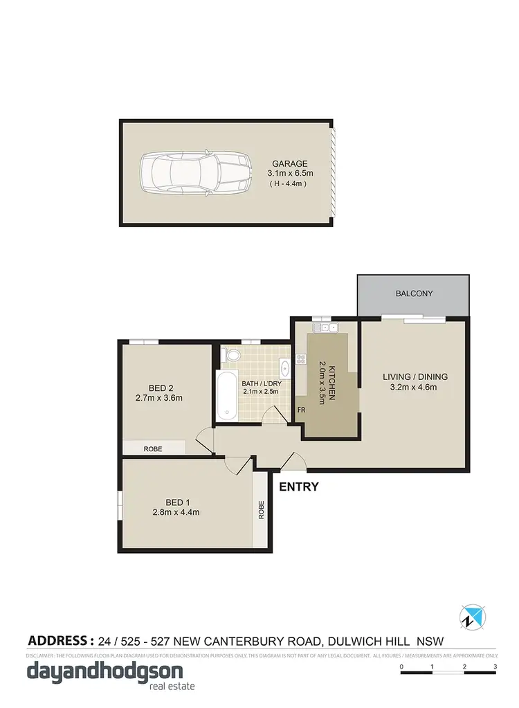 Floorplan of Homely unit listing, 24/525-527 New Canterbury Road, Dulwich Hill NSW 2203