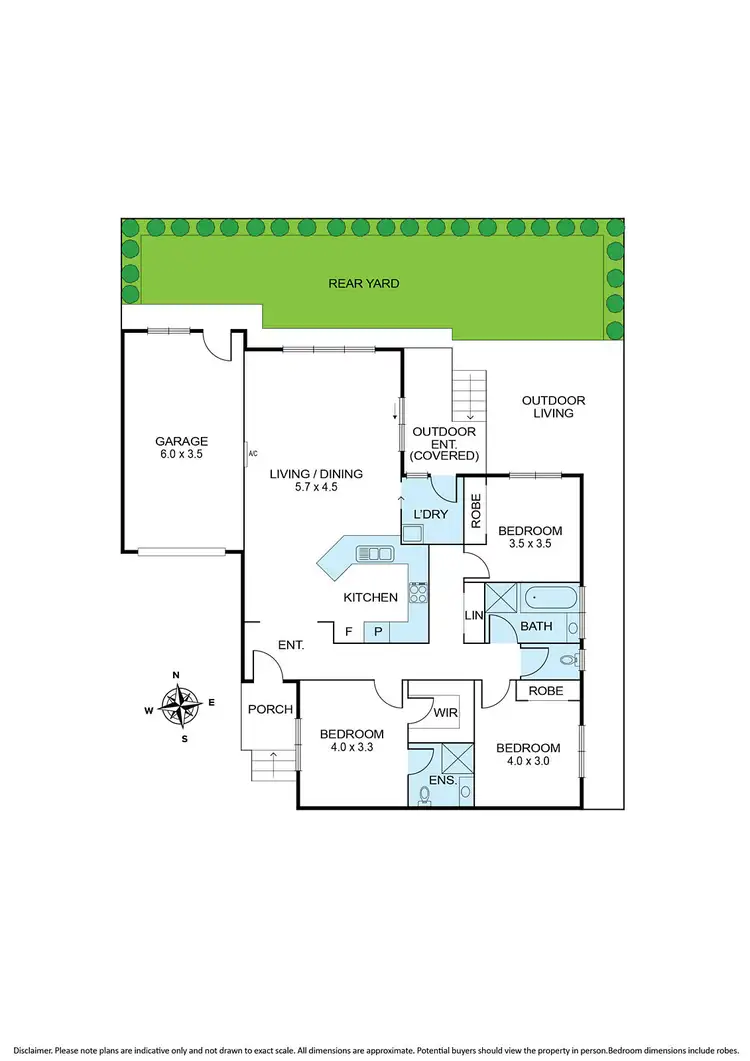 Floorplan of Homely villa listing, 2/4 Josephine Grove, Preston VIC 3072