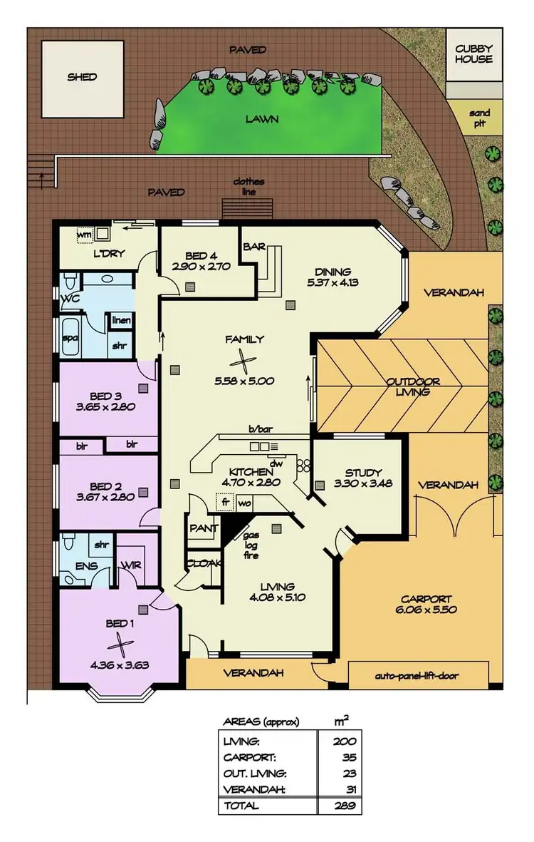 Floorplan of Homely house listing, 7 Green Road, Hope Valley SA 5090