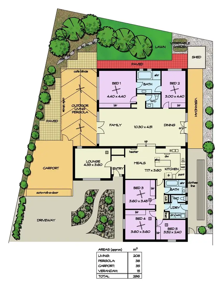 Floorplan of Homely house listing, 12 Cormorant Place, Wynn Vale SA 5127