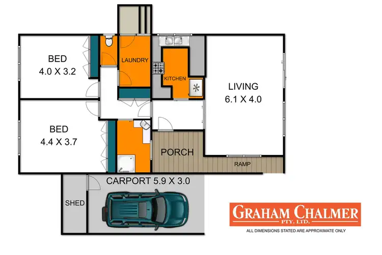 Floorplan of Homely townhouse listing, 3/89 Reeve Street, Sale VIC 3850