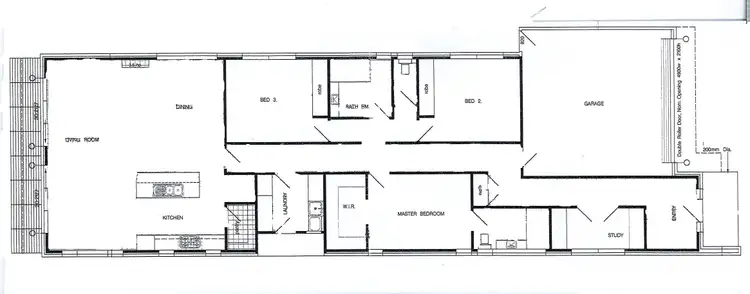 Floorplan of Homely townhouse listing, 2/39 Powell Street West, Ocean Grove VIC 3226