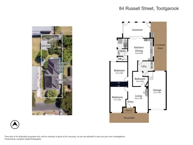 Floorplan of Homely house listing, 84 Russell Street, Tootgarook VIC 3941