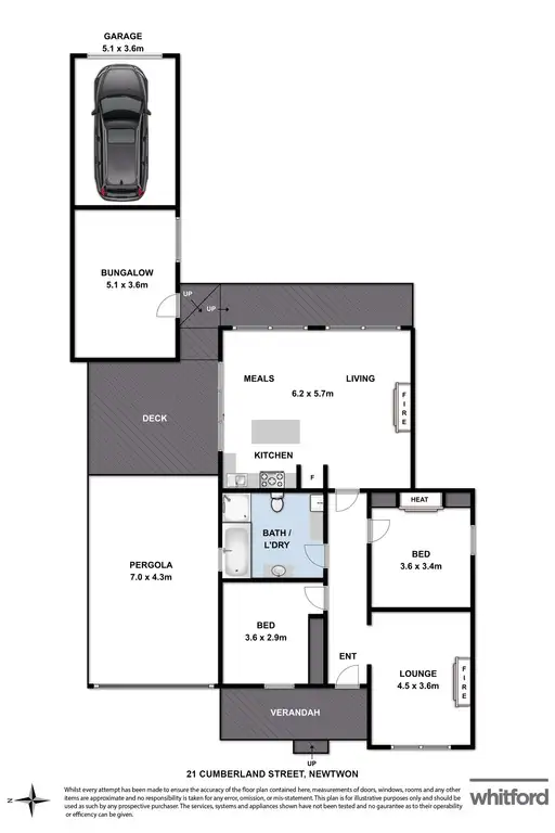 Floorplan of Homely house listing, 21 Cumberland Street, Newtown VIC 3220