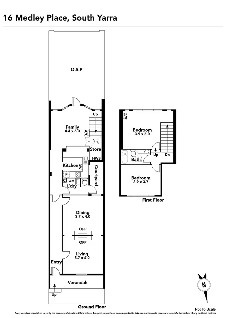 Floorplan of Homely house listing, 16 Medley Place, South Yarra VIC 3141