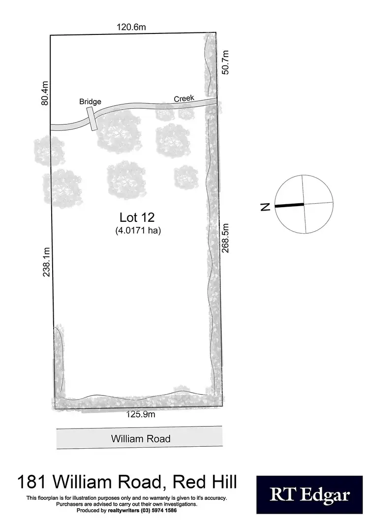 Floorplan of Homely land listing, 181 William Road, Red Hill VIC 3937